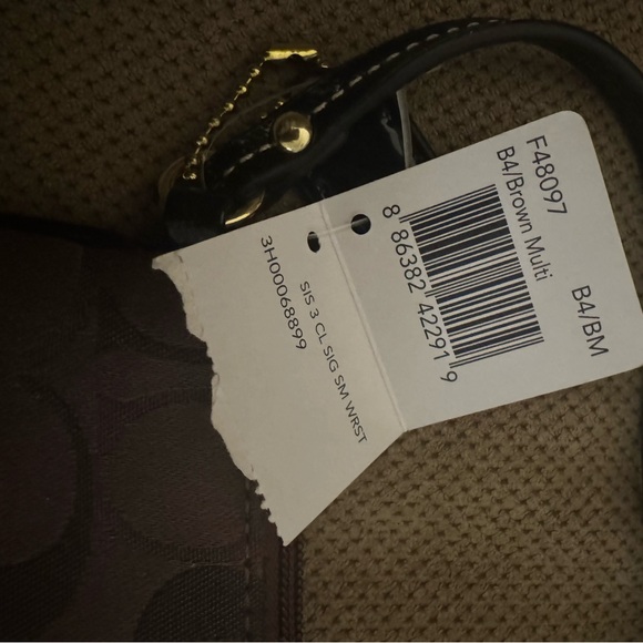 Brown Coach Wristlet - Picture 4 of 6